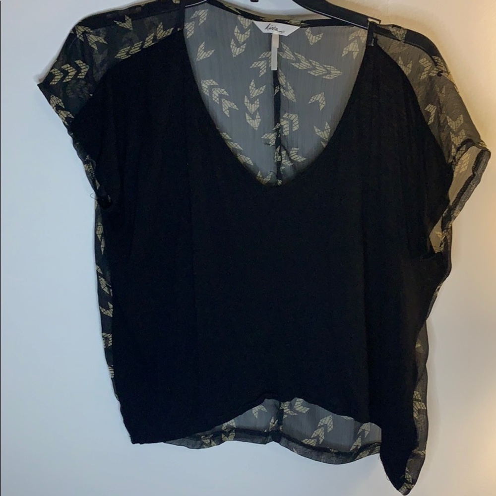 Cute black lightweight blouse